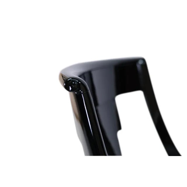 Art Déco French Gondola Chairs, 1930s, Set of 6 For Sale - Image 6 of 8