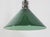 Mid 20th Century Modern Green Austrian Glass Nickel Pole Pendant Light For Sale - Image 4 of 8