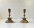 Gold Vintage Church Altar Candlesticks in Brass, 1930s, Set of 2 For Sale - Image 8 of 8