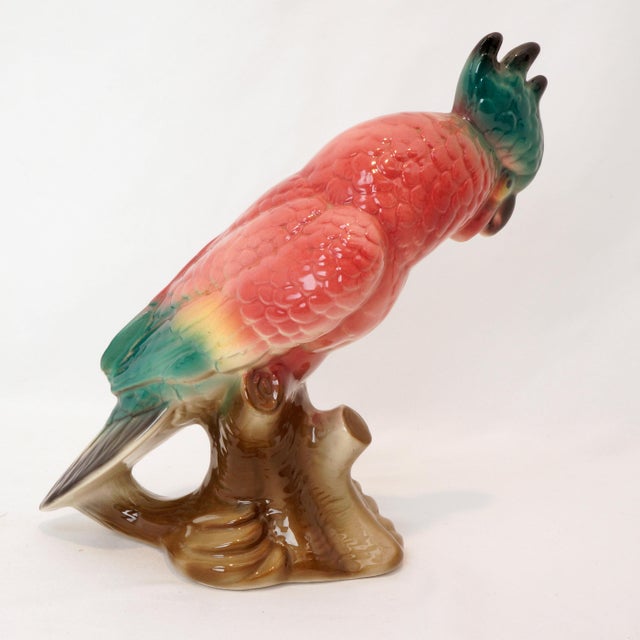 1950s Mid Century 8” Royal Copley Cockatoo For Sale - Image 5 of 8