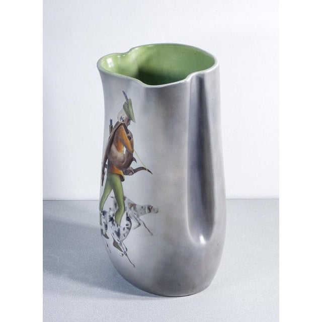 Ceramic Robin Hood Umbrella Stand from C.I.A. Manna, 1950s For Sale - Image 18 of 18