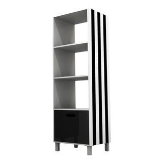 Simbolo Stripes Bookshelf in Powder-Coated Aluminum by Altreforme For Sale