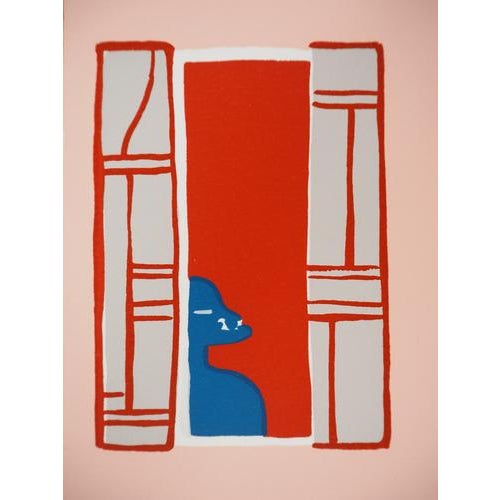 Françoise Gilot, The Pink House, Original Serigraph For Sale - Image 3 of 7