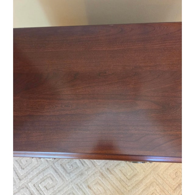 Brown Vintage Chippendale Bedside Chest of Drawers / Nightstand For Sale - Image 8 of 14