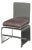 Modern Clear Acrylic Swivel Side Chair For Sale