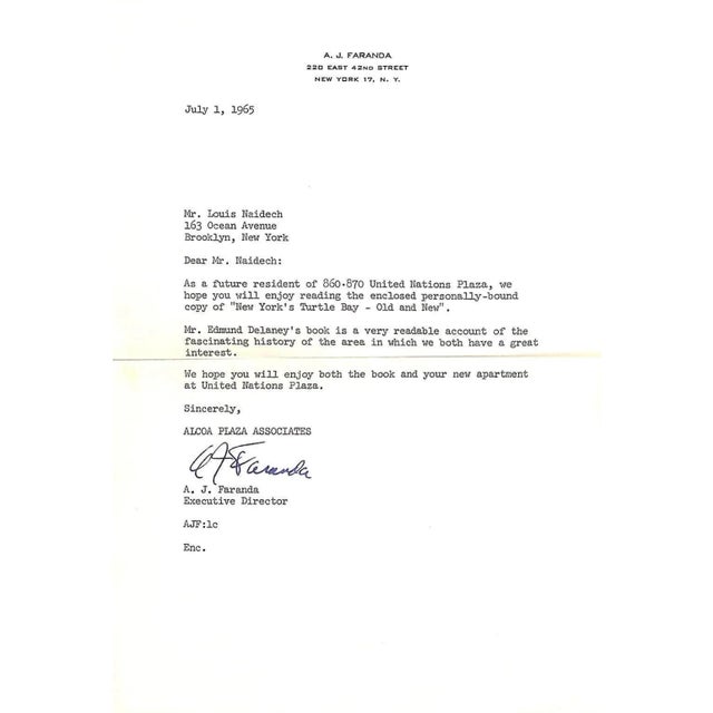 Traditional "New York's Turtle Bay: Old and New" 1965 Delaney, Edmund T. For Sale - Image 3 of 16