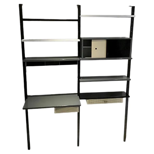 Industrial Dutch Metal Wall Unit from Drentea, 1950s For Sale