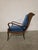 Armchair by Gigiotti Zanini. Elegant armchair made in the 1930s. The frame is made of walnut, and the backrest and seat...