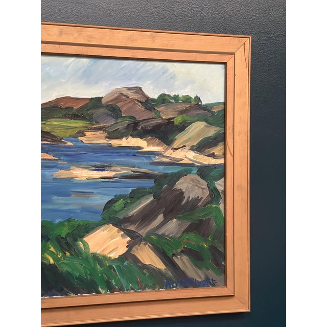 Kersti Flyckt, Lake, 1960s, Oil on Canvas For Sale - Image 5 of 18