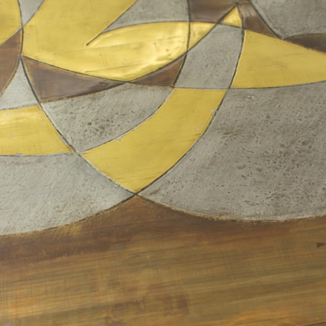 French Artist Jacques Potage Brutalist Metal Wall Art Sculpture Panel, 1970s For Sale - Image 4 of 15