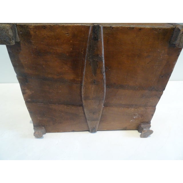 Wood Extra Large 19th Century Anglo Indian Cash or Jewelry Box For Sale - Image 7 of 8
