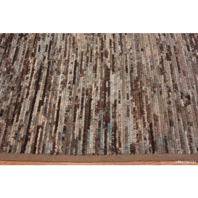2020s Nazmiyal Collection Earthy Abstract Large Modern Area Rug For Sale - Image 5 of 7