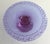 Glass 1990s Fire & Light Neodymium Lavender Glass Cake Plate, Signed For Sale - Image 7 of 14