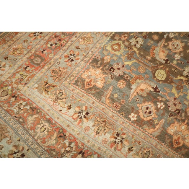 Early 20th Century Zabihi Collection Antique Persian Oversize Bidjar Rug For Sale - Image 5 of 9