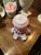Mid 20th Century Fenton Cranberry Coin Dot Ruffled Vase - Mid 20th Century Art Glass For Sale - Image 5 of 8
