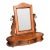 French 19th Century Table Mirror in Solid Wood. For Sale