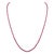 Natural 100 Carat Natural Ruby Bead Single Strand Necklace with Silver Clasp For Sale - Image 15 of 18