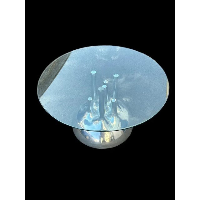 Metal Vintage Space Age Table For Sale - Image 7 of 7