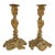 19th Century French Pair of Louis XV Bronze Candle Holders For Sale