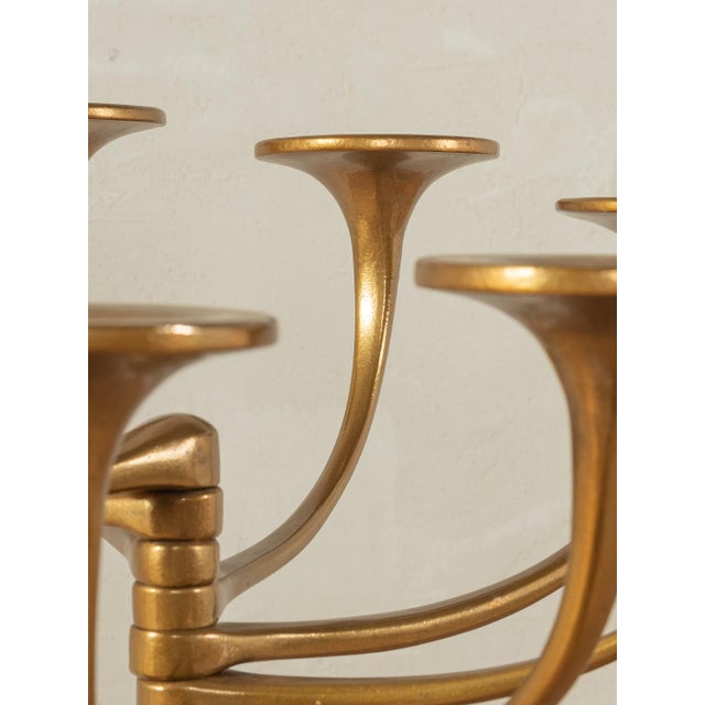 Brutalistic Candleholder by Michael Harjes, 1970s For Sale - Image 6 of 9