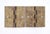 These cabinet door hinges are made of brushed brass with flat tips, five knuckles, and a template hole pattern. Made in...