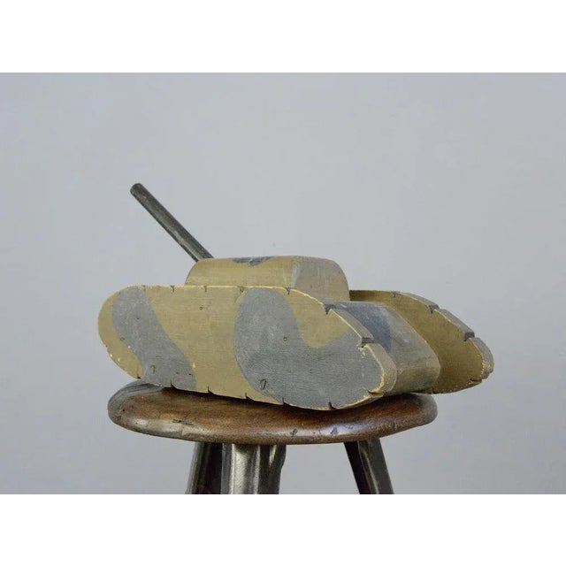 Gold Large Trench Art Tank, 1910 For Sale - Image 8 of 10