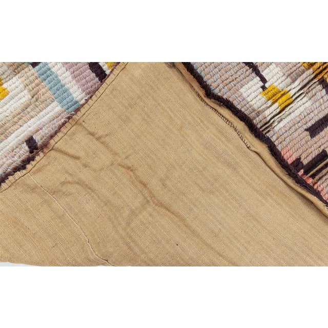 Swedish Rya Rug by Laila Karttunen Doris Leslie Blau Collection Size: 3'9" × 5'10" (114 × 177 cm) This exceptional vintage...