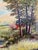1960s Original Framed Idyllic Landscape Oil Painting by B. Baumbach For Sale - Image 4 of 8