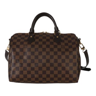 Damier Ebene Speedy Bandouliere 30 For Sale