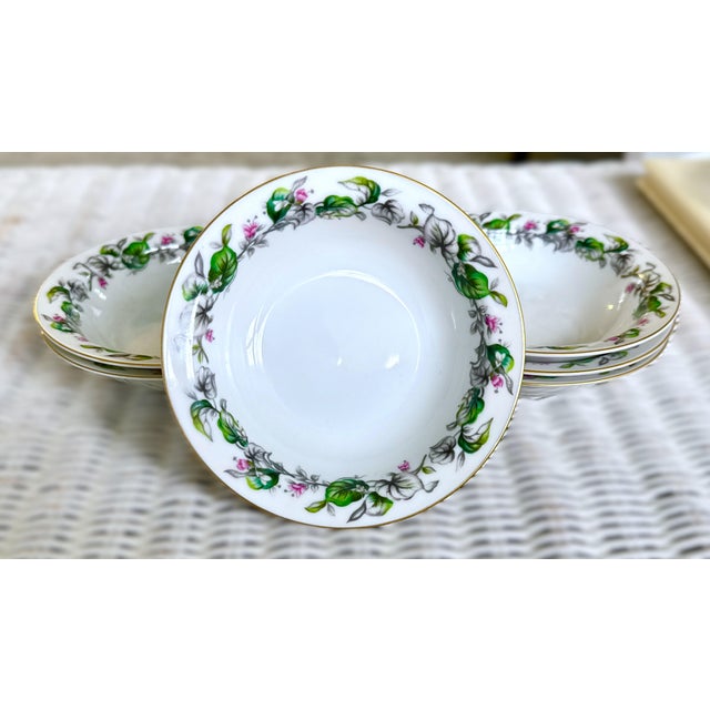 Vintage Craftsman China (Japan) in the Fairy Blossoms pattern. These beautiful bowls measure 5 1/2 inches wide and display...