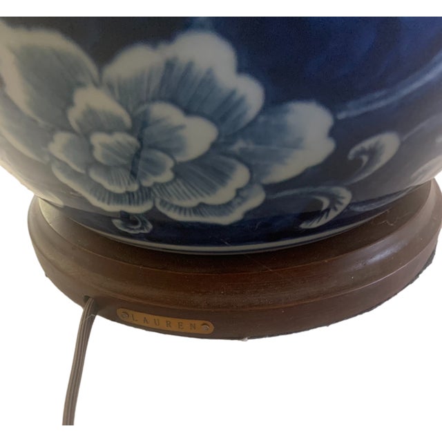 Ralph Lauren Blue and White Ginger Jar Table Lamp Chairish