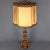Antique Table Lamp in Wood and Brass, 1890s For Sale - Image 3 of 18