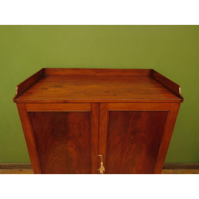 Antique Irish Linen Press Cabinet from Merrion Castle For Sale - Image 17 of 18