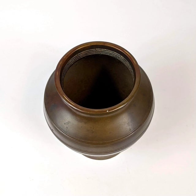 Mid 19th Century Meiji Period Japanese Bronze Ichiban Planter For Sale - Image 10 of 11