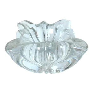 Mid Century French Cristalleries De Baccarat Signed Crystal Bowl, Ashtray