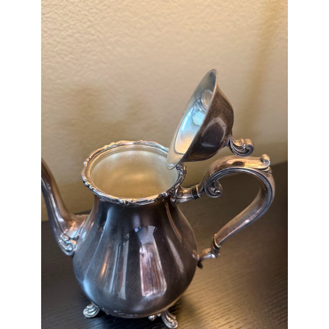 Early 20th Century Webster Wilcox Silver-Plate Tea Service - Set of Four For Sale - Image 9 of 12