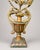Monumental Italian Giltwood & Polychrome Dolphin and Floral Tole Candelabra For Sale - Image 4 of 9