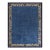 1930s Royal Blue Open Field in Floral Deco Antique Chinese Peking Room Size Rug For Sale