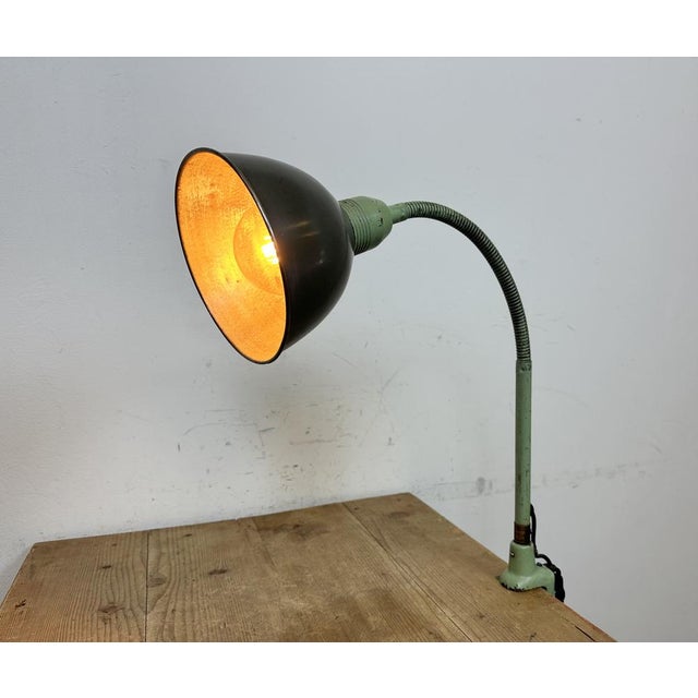 Industrial Gooseneck Table Lamp from Instal Decin, 1960s For Sale - Image 17 of 18