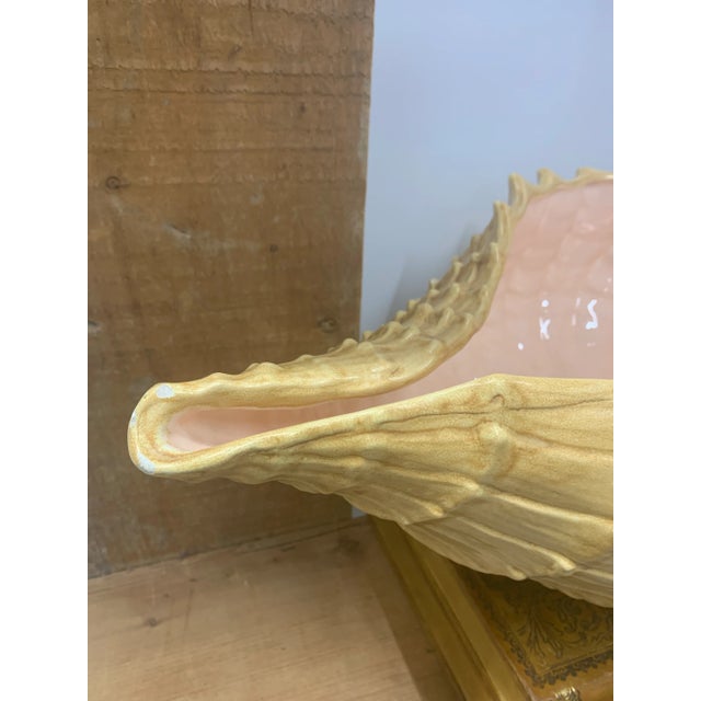 Large Vintage 1985 Handcrafted Sea Shell Centerpiece For Sale - Image 4 of 12