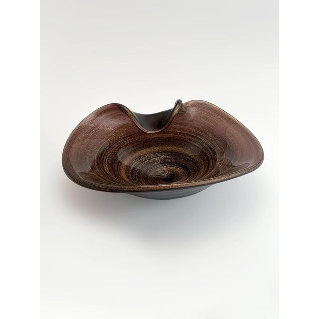 1970s Large Murano Glass Centrepiece Bowl from Alfredo Barbini, Italy, 1970s For Sale - Image 5 of 12