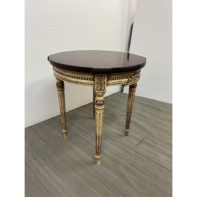 Traditional Karges Furniture Company French Regency Side Table, 22.5 Inches For Sale - Image 3 of 12