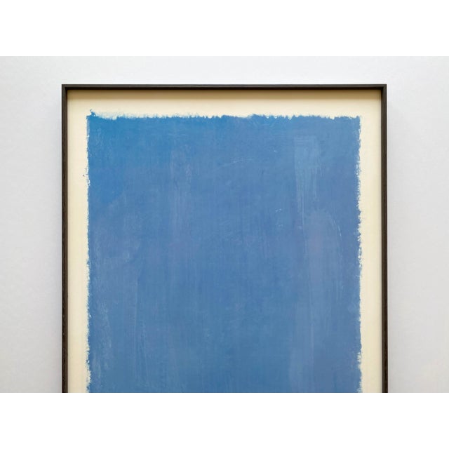 This Mark Rothko rare vintage 1984 Modernist lithograph print custom framed Abstract Expressionist extra large exhibition...