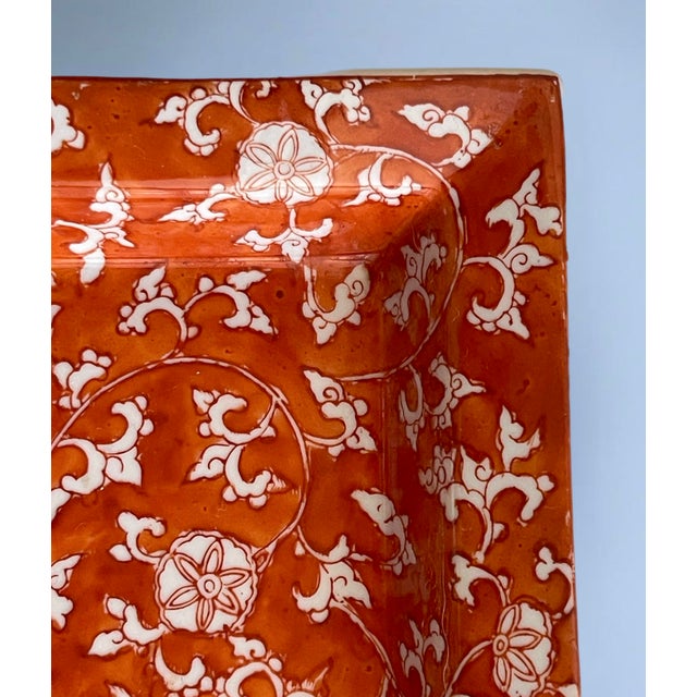 Fabienne Jouvin for Tozai Home Floral Tray For Sale - Image 4 of 5