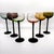 Mid-Century Modern Set of Six Black Stem Colored Cocktail Glasses, Circa 1980s For Sale - Image 3 of 12