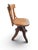 19th Century Oak Ships Swivel Chair with Adjustable Height, 1890 For Sale - Image 6 of 9