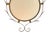1970s Vintage Italian Gilt Tole Toleware Gold Metal Wall Mirror, Circa 1970 For Sale - Image 5 of 6
