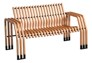Scheletro Bench by Kari Asikainen for P. O. Korhonen Oy, 1987