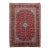 Vintage Wool Rug - Red & Blue Medallion Oriental Area Rug 9x13 For Sale