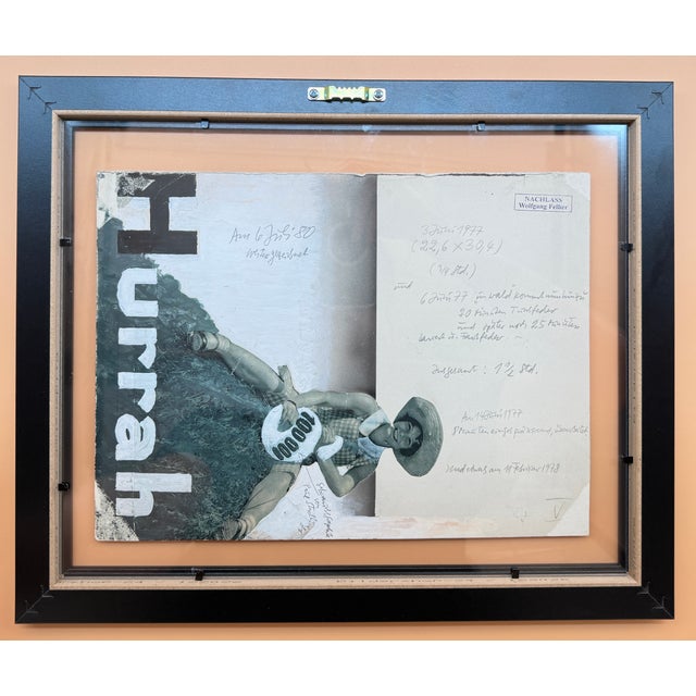Wolfgang Felber, Figurative Drawing, 1977, Ink and Watercolour, Framed For Sale - Image 4 of 6